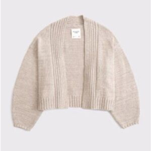 Abercrombie barrel arm open cardigan